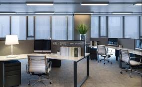 現代企業辦公室吊頂設計裝修效果圖片