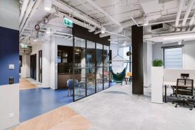 企業(yè)辦公室臺(tái)燈裝修效果圖片