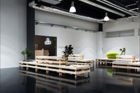 現代公司loft辦公室裝飾效果圖