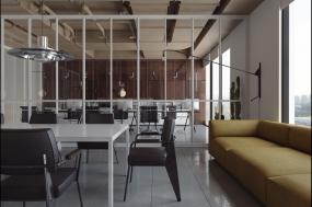 loft風格小辦公室室內設計圖