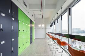 企業辦公室地磚裝修實景圖