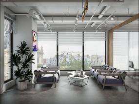 辦公室室內裝修效果圖大全2020圖片