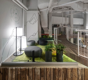工業風loft裝修辦公室圖片