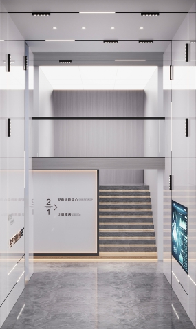 后現代辦公空間裝修效果圖
