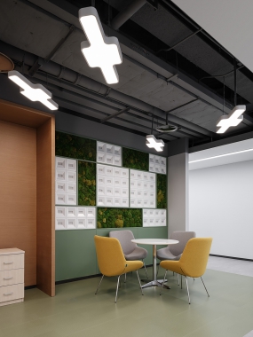 智能科技感企業辦公室裝修效果圖