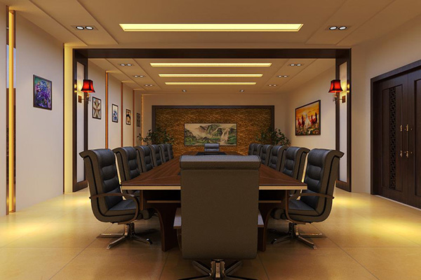 中式風(fēng)格<a href=http://www.bodalipin.cn/pictrue/bgs target=_blank class=infotextkey>辦公室裝修效果圖</a>片